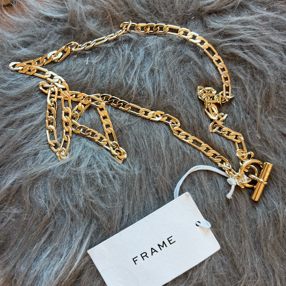 Frame Denim Gold Chain Belt